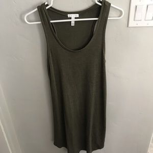 Leith olive green sweater dress